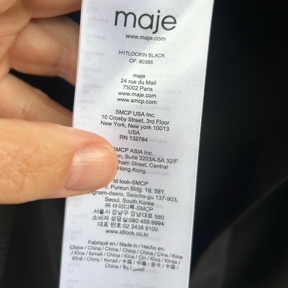 Maje Lockin Pleated Balloon Sleeve  blouse, size “2” (US6) - Picture 7 of 7